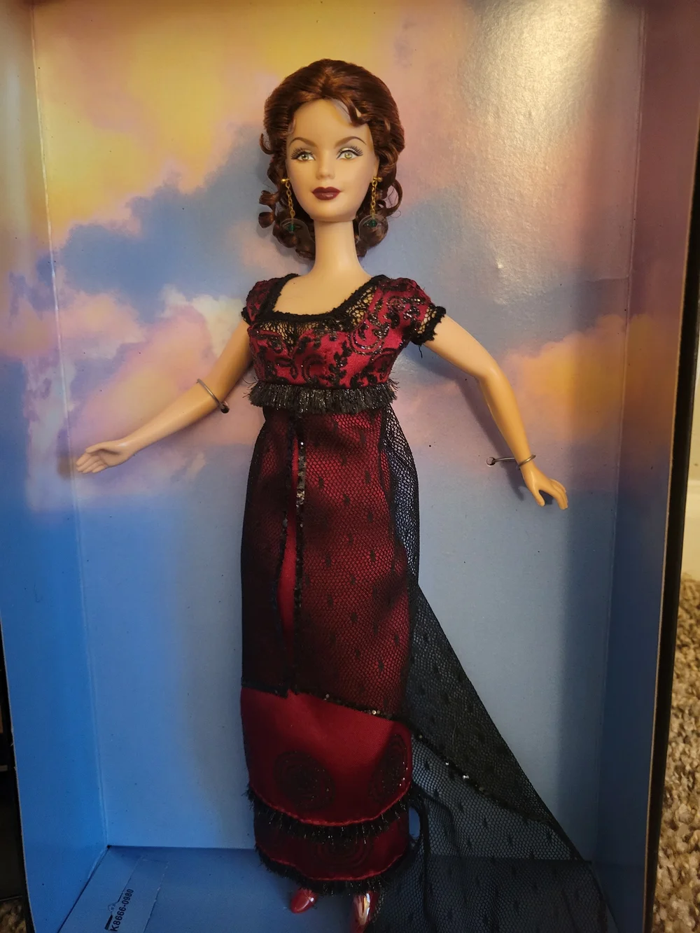 Titanic Rose Barbie, Pink Label, 2007, Great Condition